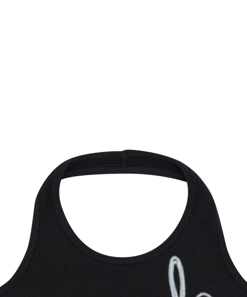 SY BASIC HALTER NECK TOP(BLACK)