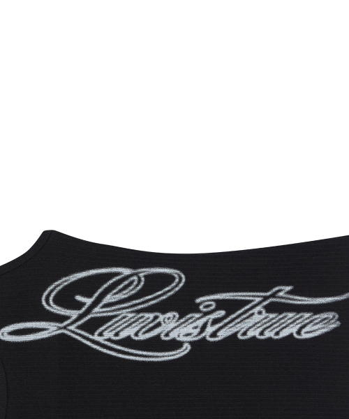 SY BASIC HALTER NECK TOP(BLACK)