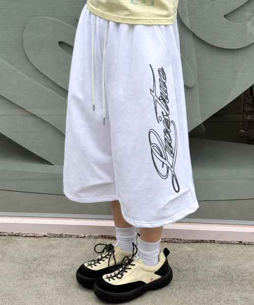 SY BASIC BERMUDA PANTS(WHITE)