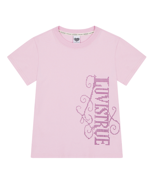 EL LUVISTRUE LOGO TEE(PINK)