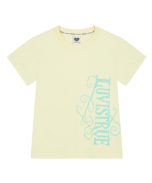 EL LUVISTRUE LOGO TEE(YELLOW)
