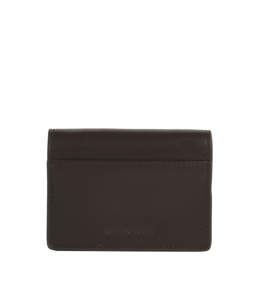 METAL ACCORDION WALLET_BROWN