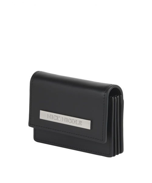 METAL ACCORDION WALLET_BLACK