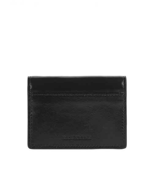 GLOSSY METAL ACCORDION WALLET_BLACK