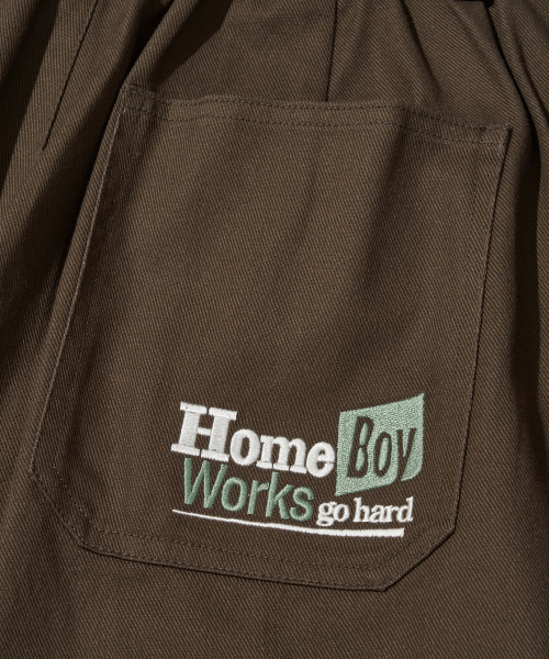 Homeboy Balloon Work Pants_Brown