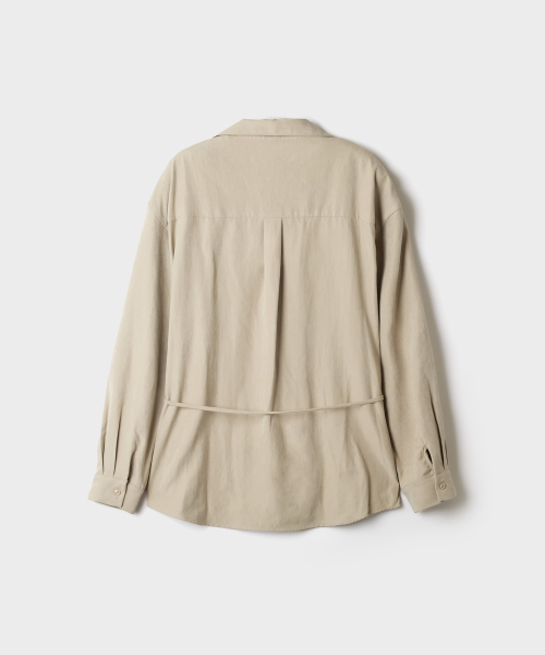 Open Collar Blouse_SPBWG49W01