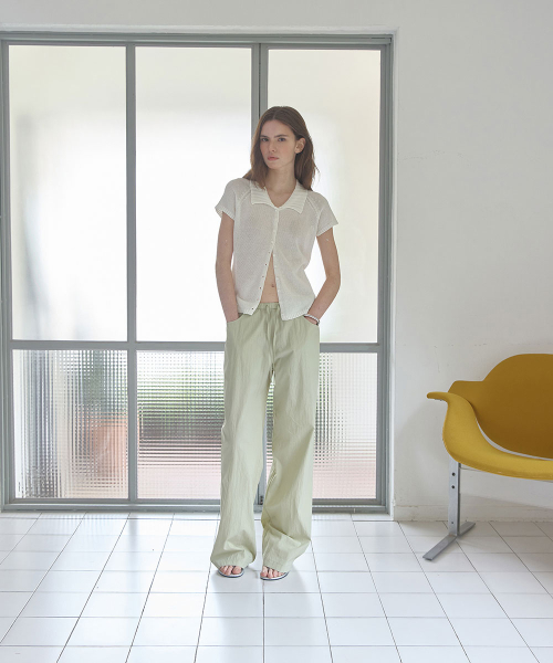 Haze half-sleeve cardigan - Ivory