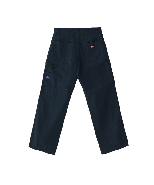 002 Washed capenter pants in loose fit navy