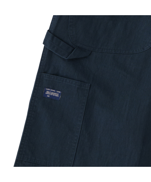 002 Washed capenter pants in loose fit navy
