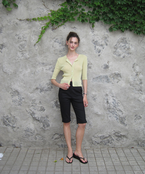 Lume linen cardigan - Mint