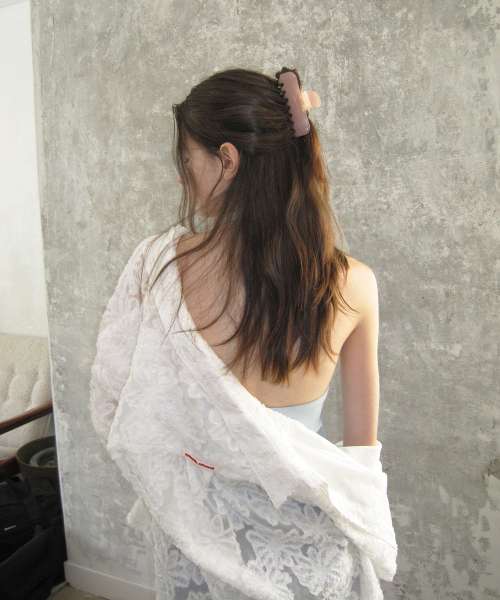 Aster floral lace shirt - Ivory
