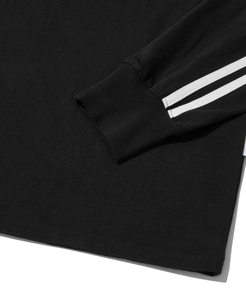 Football Jersey Long Sleeve T-Shirt_Black