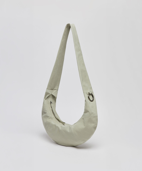 Small fling hobo fabric bag(Khaki beige)_OVBRX26351BEE
