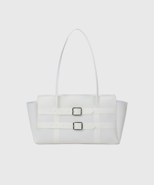 JELLY BUCKLE BAG (WHITE)