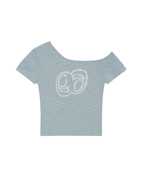 KIKI SLIM TEE / LIGHT BLUE
