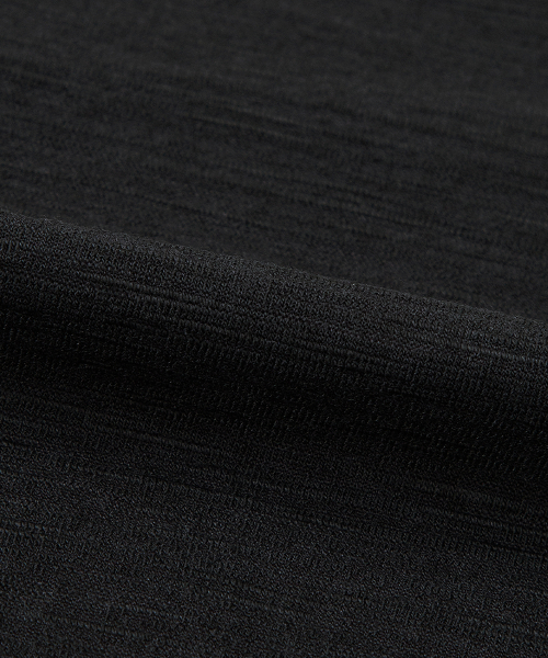 KIKI BOXY SHIRRING TEE / CHARCOAL