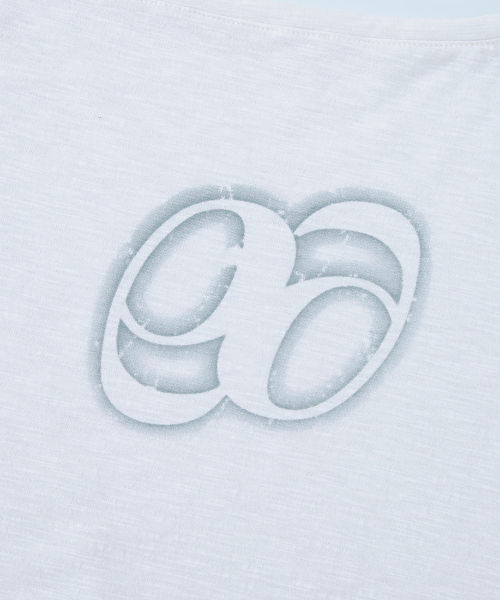 KIKI BOXY SHIRRING TEE / WHITE