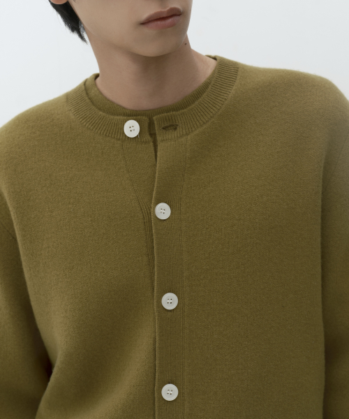 [빅토리아 울] 라운드 넥 크롭 가디건 (4 colors)