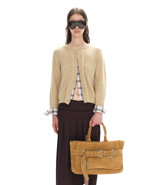 TOTE BROCLE [TOFFEE FRINGE]