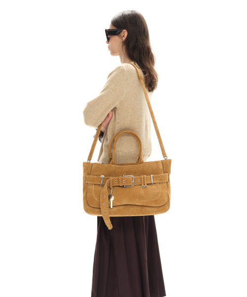 TOTE BROCLE [TOFFEE FRINGE]