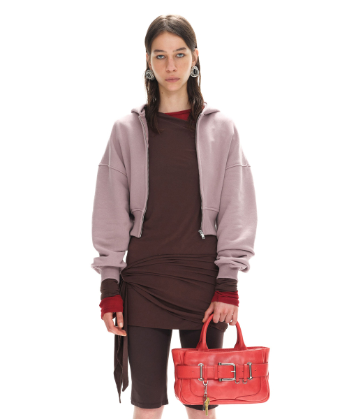 TOTE BROCLE MINI [AGED RED]