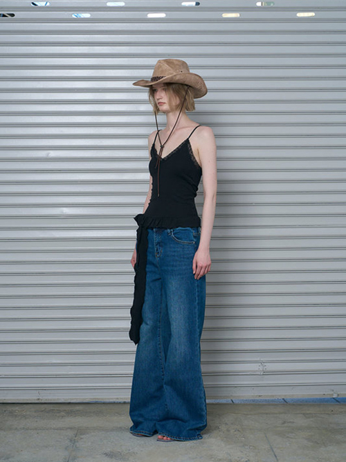 RAMEE CITY FRILL SLEEVELESS (3COLOR)
