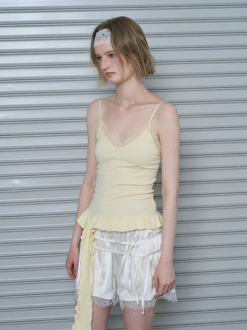 RAMEE CITY FRILL SLEEVELESS (3COLOR)