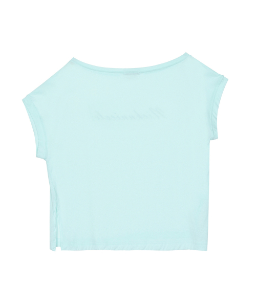 LETTERING OFF SHOULDER TOP_MINT