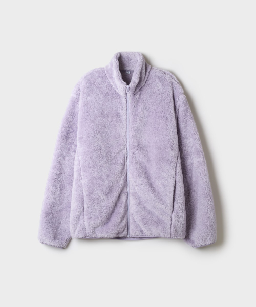 [RECYCLE] Baby PURPLE Fur Fleece Zip Up_SPFZG4TC01