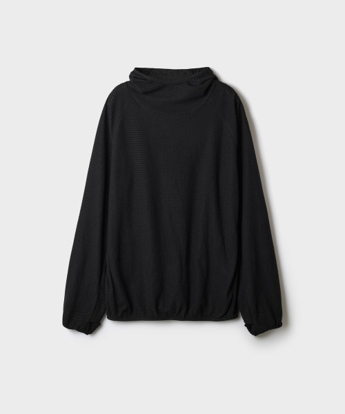Waffle Hood Balaclava Long-Sleeve Tee_SPFWG4TC10