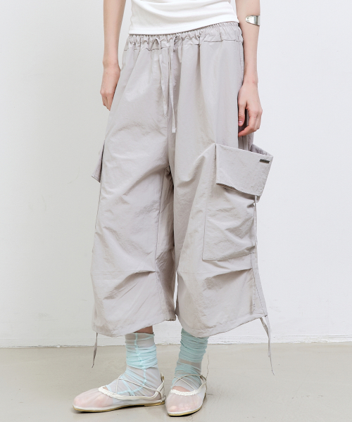 BERMUDA UTILITY CARGO PANTS_GRAY