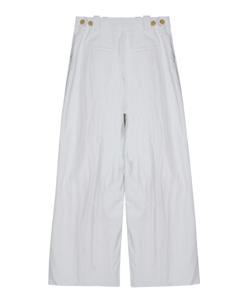 VOLUME TUCK WIDE PANTS_SKY BLUE