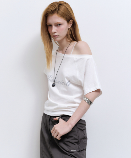 RAGLAN LETTERING TOP_IVORY