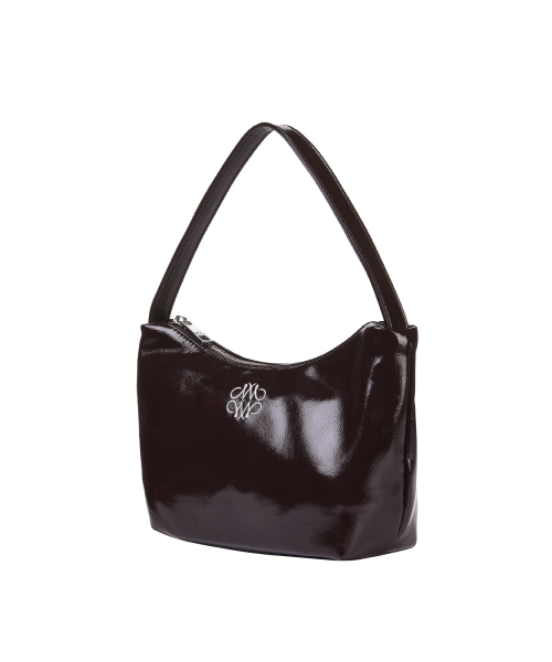 NICOLE MINI HOBO BAG_BROWN