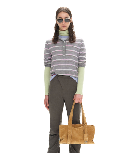 SHELL DUFFEL [TOFFEE FRINGE]