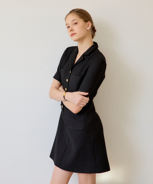 [리퍼브] Daria Robe Black
