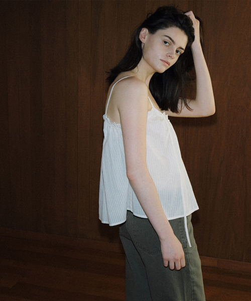 Levi Frill Bustier_Cream