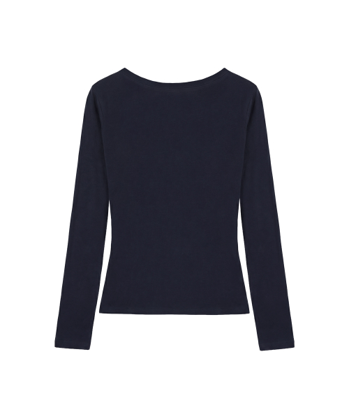 Mood signal Long sleeve tee_Navy