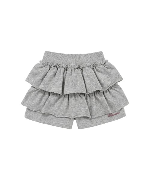 Ruffle Pop Mini Skirt_Melange