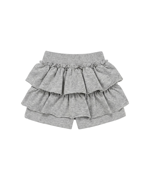 Ruffle Pop Mini Skirt_Melange