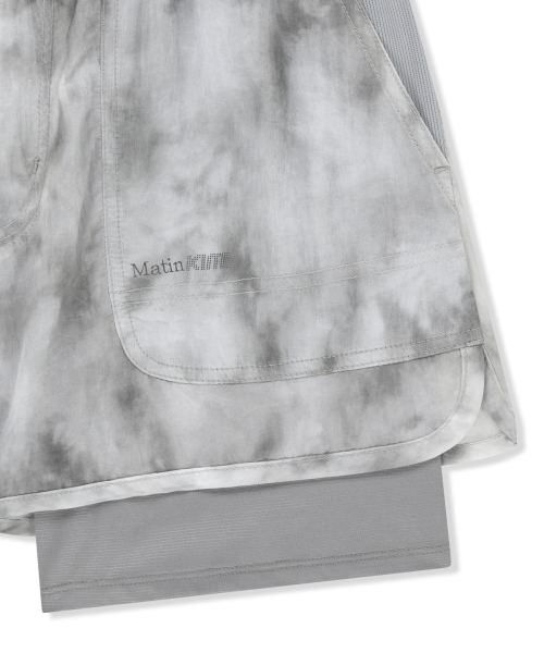 MATIN PACE MOTION SHORTS FOR WOMEN IN LIGHT GREY