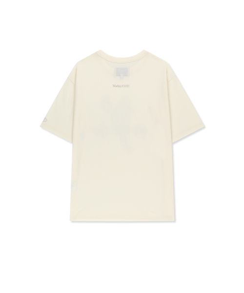 MATIN PACE SPRINT GRAFFITI TOP IN IVORY