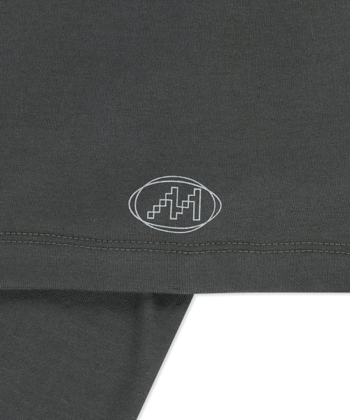 MATIN PACE SPRINT GRAFFITI TOP IN CHARCOAL