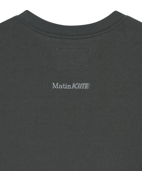 MATIN PACE SPRINT GRAFFITI TOP IN CHARCOAL