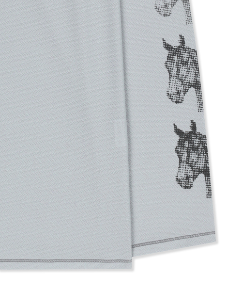 MATIN PACE GRAFFITI COVERED TOP IN GREY