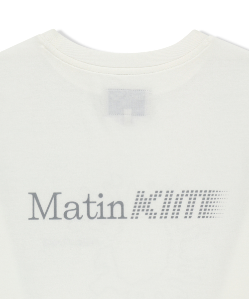 MATIN PACE SUNBURST GRAFFITI COVERED TOP IN IVORY