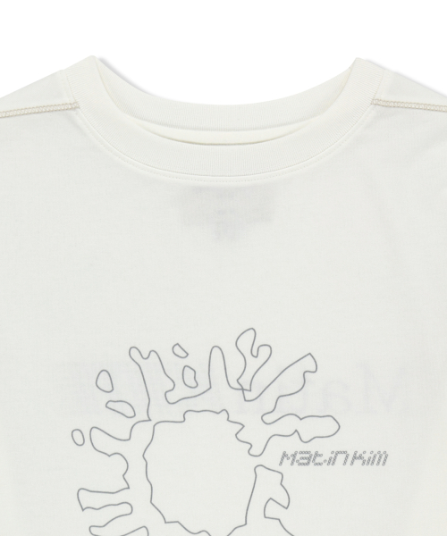 MATIN PACE SUNBURST GRAFFITI COVERED TOP IN IVORY