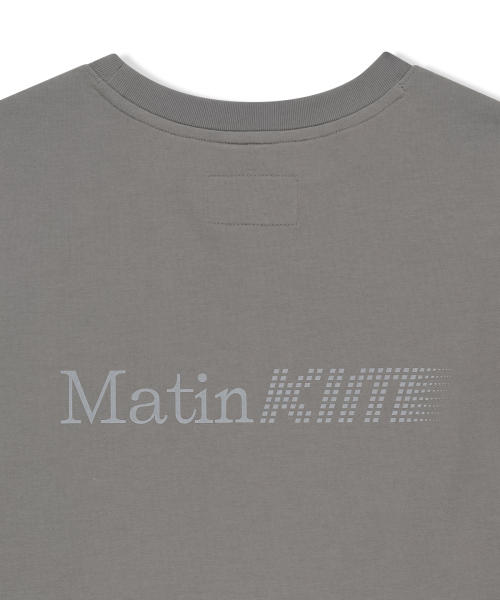 MATIN PACE SUNBURST GRAFFITI COVERED TOP IN CHARCOAL