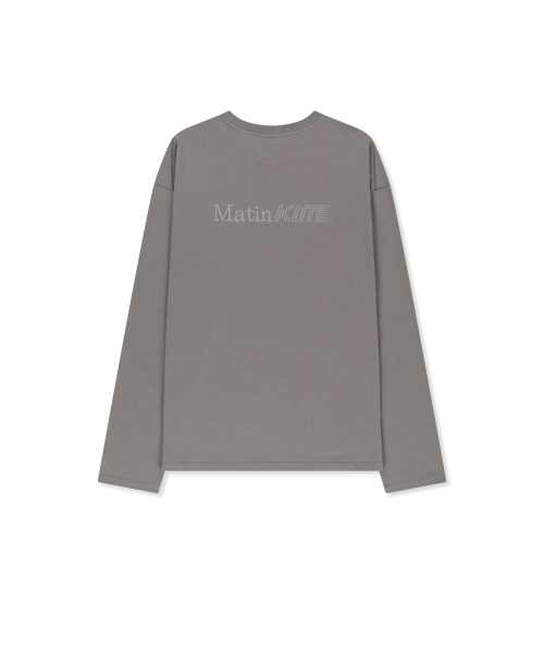MATIN PACE SUNBURST GRAFFITI COVERED TOP IN CHARCOAL