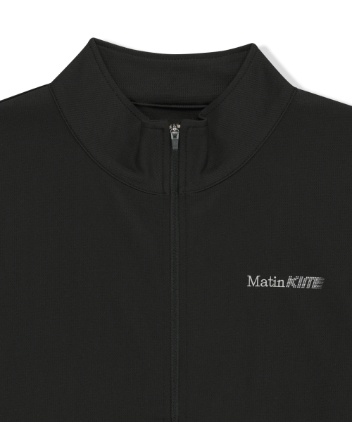 MATIN PACE VORTEX GRAFFITI ZIP UP IN BLACK